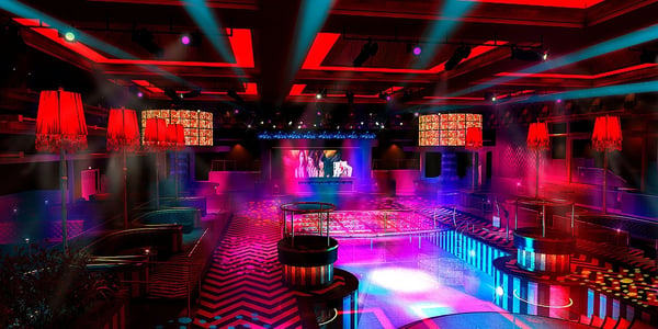 LEX Nightclub interior with dance floor