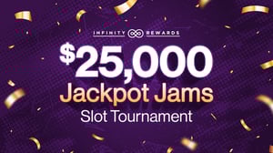 Promotion for $25,000 Jackpot Jams Slot Tournament