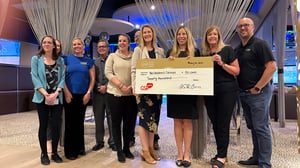 photo of Grand Sierra Resort's donation of $20,000 to The Children’s Cabinet