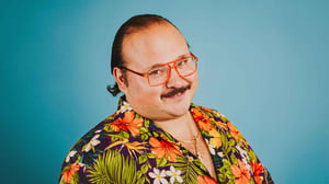 Image of comedian, Stavros Halkias.