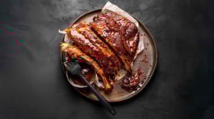 photo of a plate of ribs for Rib Fest Buffet