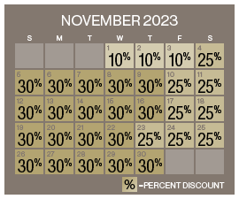 WSEP23 Discount Calendar November 2023