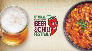 Web banner ad for 11th Annual Grand Sierra Beer & Chili Festival