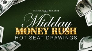Promotion for Midday Money Rush Hot Seat Drawings
